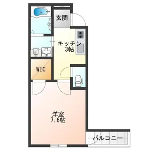 フジパレス中加賀屋V番館【3階】の間取り