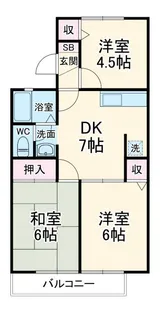 カーサベルデ【2階】の間取り