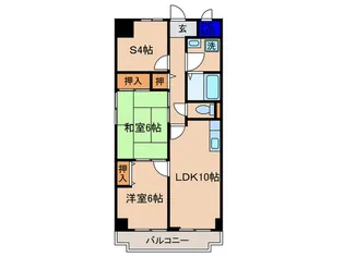 プレジオ東寺【6階】の間取り