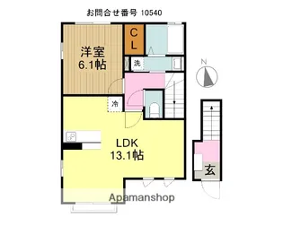 プリマヴェーラ(弥生町)【2階】の間取り