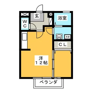 リヴェールタキ【1階】の間取り