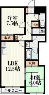 グランデックス上荻【3階】の間取り