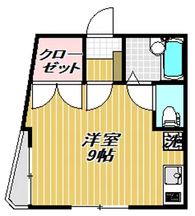 シャンテ百反坂【2階】の間取り