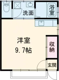 ハイツ26B【1階】の間取り