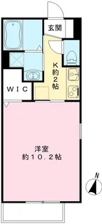 ハイツ広葉杉 II【1階】の間取り