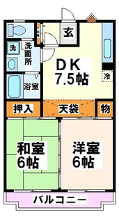 パルファンヴェール【3階】の間取り