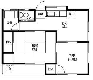 やよい荘【1階】の間取り