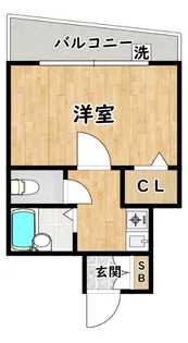 勝栄マンションパート6【4階】の間取り