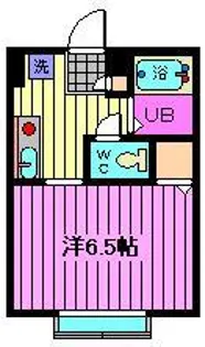 メゾンかんとうA【2階】の間取り