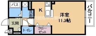 メゾンドサラ A棟【2階】の間取り