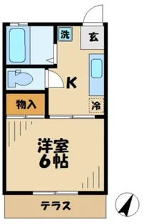 bCASA多摩永山re-born【2階】の間取り