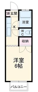 甲南第一ハイム【2階】の間取り