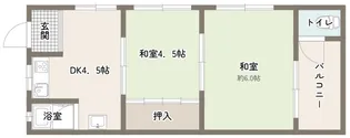 あまそらハイム【2階】の間取り