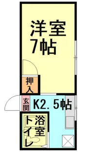 アサヒハイツ【1階】の間取り