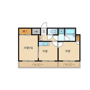 ソシアルマンション【5階】の間取り