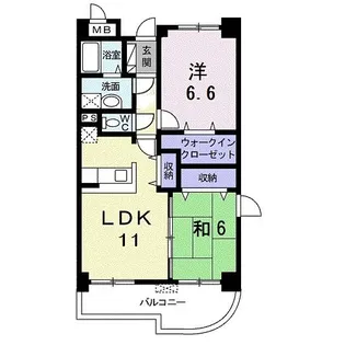 パークアベニュー【3階】の間取り