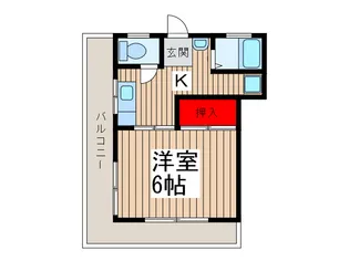 エーケイハイツ【2階】の間取り