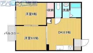 サンメゾン【2階】の間取り