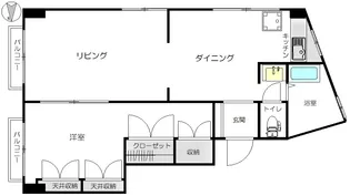 松井ビル【2階】の間取り