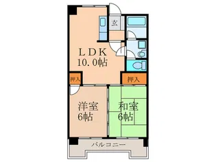 レジデンス鋲賀【3階】の間取り