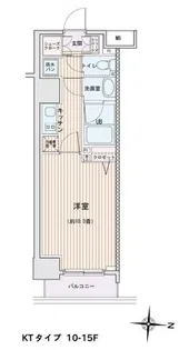 エスティメゾン錦糸町II【13階】の間取り