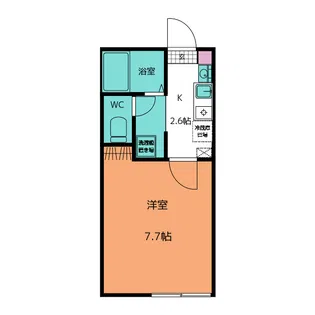 アビュータス【3階】の間取り