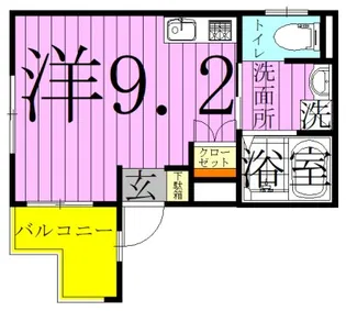 エクレーレ舜プリモ【4階】の間取り