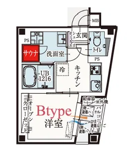 b’CASA駒沢大学【2階】の間取り