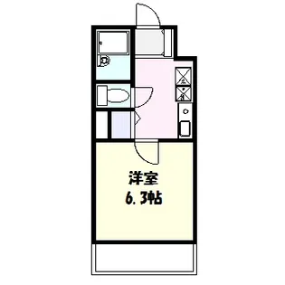 神奈川県川崎市高津区二子1【マンション】の間取り