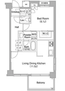 コンフォリア西早稲田【4階】の間取り