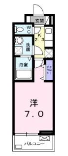 リバーサイド蛍【3階】の間取り