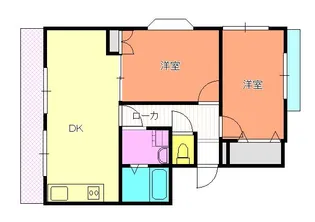 ガーデンヒル愛【2階】の間取り