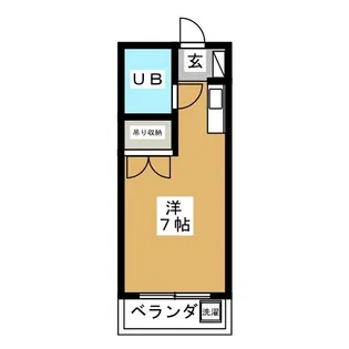 メゾン本八幡A棟【1階】の間取り