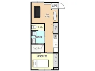 サステナ中居林【2階】の間取り