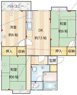 ドリームハイツ【2階】の間取り