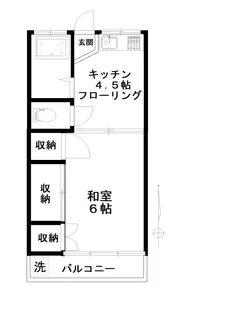 第三ふじみ荘【2階】の間取り