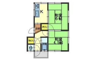 太田アパート【2階】の間取り