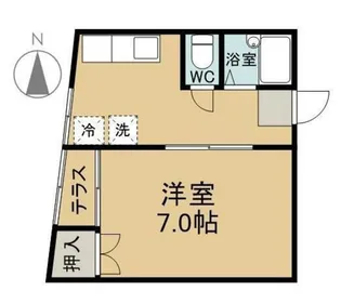 エミリービル【2階】の間取り