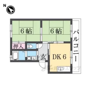 ピープルk【1階】の間取り