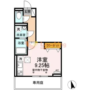 福岡県久留米市朝妻町【アパート】の間取り