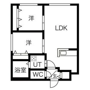 PRIME COURT 苗穂駅前【1階】の間取り