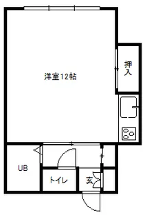 フジハイツ【2階】の間取り