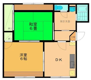 アークガーデン酒蓋D【2階】の間取り