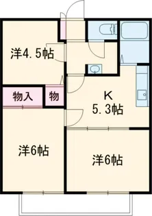 メゾン・ボアコリーヌ【2階】の間取り