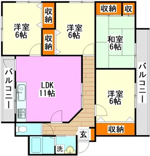 アーベイン川津【2階】の間取り
