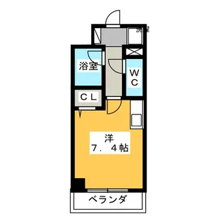 RIDGE堀田【8階】の間取り