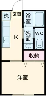 パナハイツ大原【2階】の間取り