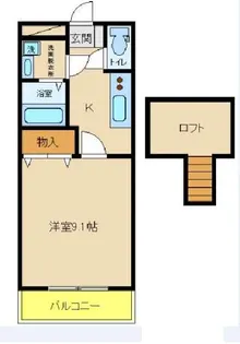 パレスシーサイド【1階】の間取り