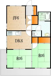 マンションヴィラ【2階】の間取り