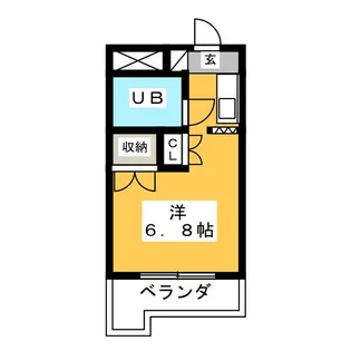 メゾン・ド・エルヴェ【1階】の間取り